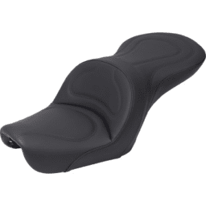 SADDLEMEN Explorer™ Seat- Without Backrest - Stitched - Black - FXD '04-'05 804-04-0291