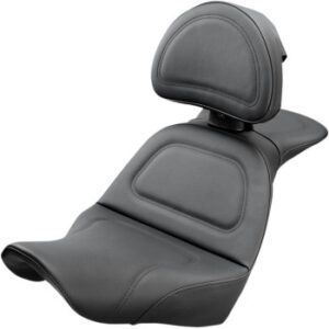 SADDLEMEN Explorer™ Seat — Includes Backrest - w/ Driver Backrest - FXLR/FLSB '18-'22 818-29-030