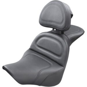 SADDLEMEN Explorer™ Seat — Includes Backrest - w/ Driver Backrest - FL/FX '18-'23 818-27-030